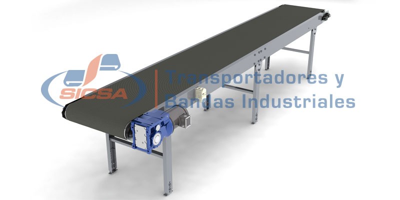 Transportador de Banda sobre Cama Deslizante Transportador de Banda sobre Cama Deslizante